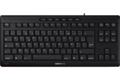 CHERRY Clavier Stream Keyboard TKL compact USB noir