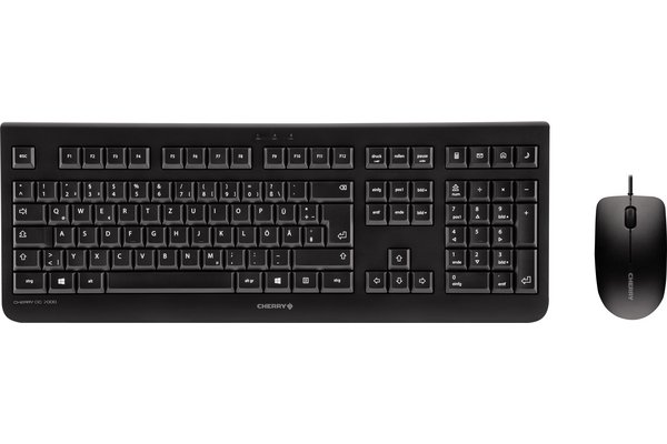 CHERRY Pack clavier & souris DC 2000 USB noir