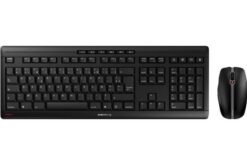CHERRY Pack clavier & souris STREAM DESKTOP RECHARGE sans fil noir
