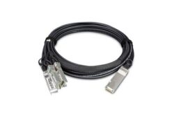 Câble Direct Attach 40 Gbps QSFP+ vers 4 x 10 Gbps SFP+, 3 m