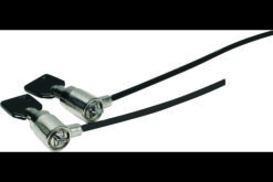 Câble en acier avec 2 antivols à clé K-Lock pour verrouiller deux appareils