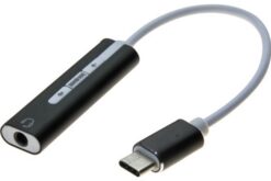 Carte son USB-C sortie-entrée Audio Stéréo Uni-Jack 3.5 mm