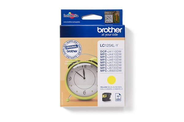 Cartouche BROTHER LC125XLY - Yellow