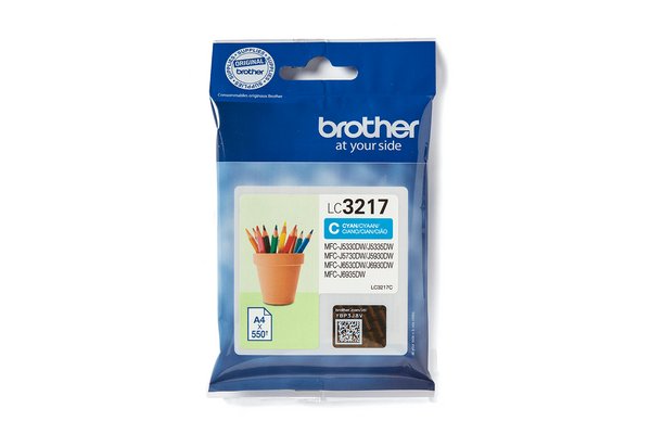 Cartouche BROTHER LC3217C - Cyan