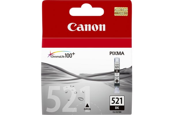 Cartouche CANON CLI-521BK - Noir