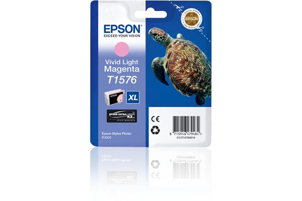 Cartouche EPSON C13T15764010 T1576 - Magenta