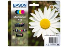 Cartouche EPSON C13T18064012 - Noir + 3 couleurs