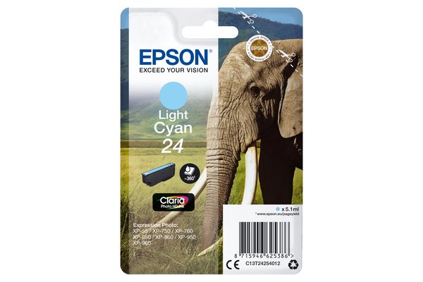Cartouche EPSON C13T24254012 24 - Cyan