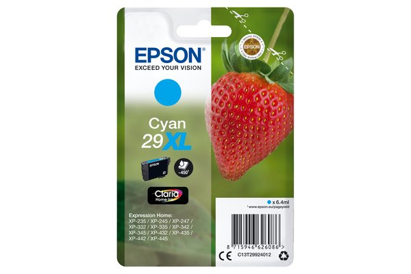Cartouche EPSON C13T29924012 - Cyan