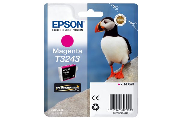Cartouche EPSON C13T32434010 T3243 - Magenta