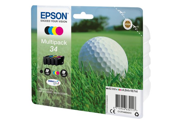 Cartouche EPSON C13T34664010 - 4 couleurs