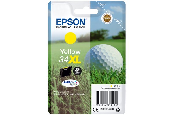 Cartouche EPSON C13T34744010 - Yellow