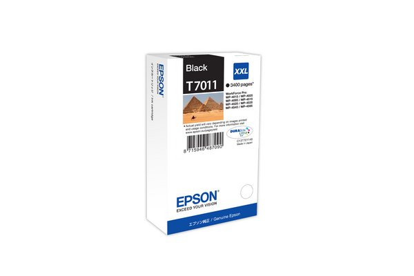 Cartouche EPSON C13T70114010 WP4000/4500 - Noir