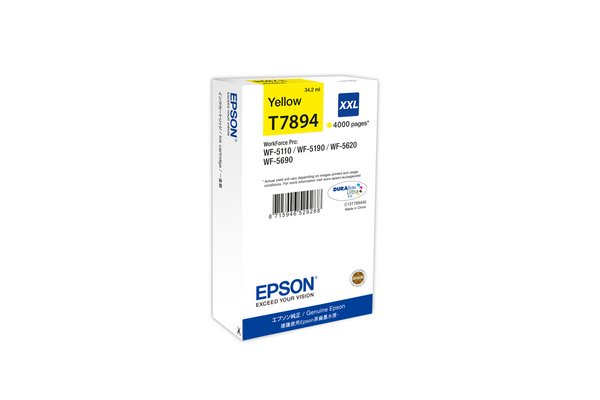 Cartouche EPSON C13T789440 T7894 - Yellow