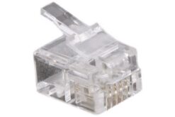 Connecteur à sertir 6P4C RJ11 UTP Téléphonie - lot de 50