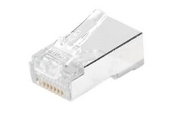 Connecteur à sertir 8P8C RJ45 CAT6A STP peigne séparé - lot de 10