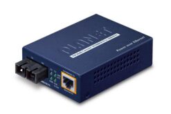 Convert.Media 10/100BaseTX PoE vers 100Base-FX SM (15 km) SC