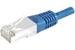 Cordon RJ45 catégorie 6A S/FTP bleu - 2 m
