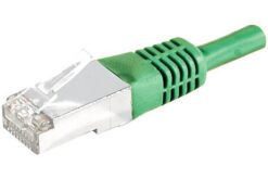 Cordon RJ45 catégorie 6A S/FTP vert - 2 m