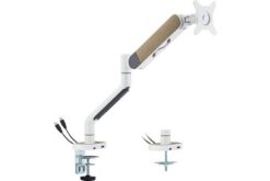 DACOMEX Support de bureau D35-100CG-W 1 écran 17-35", blanc
