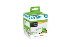 DYMO Labelwriter étiquettes 28x89 mm, blanc 2 rouleaux de 130
