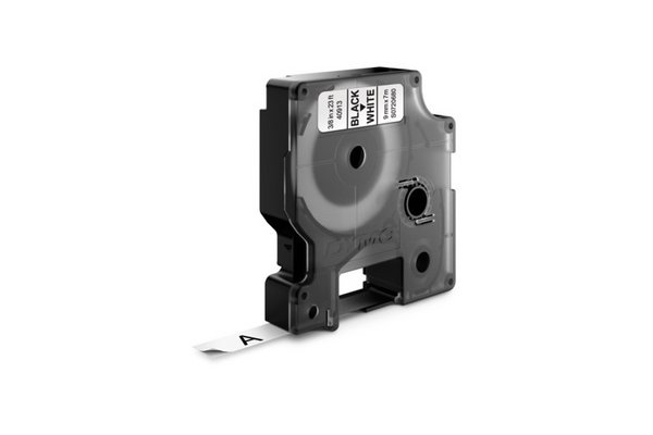 DYMO Ruban D1 noir sur blanc, 19 x 7 mm, pack éco 8 + 2