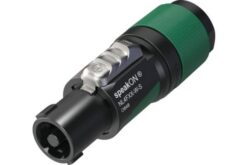 Fiche Speakon 4 points serie X diametre small
