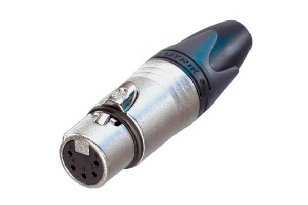 Fiche XLR femelle 5 poles, série XX