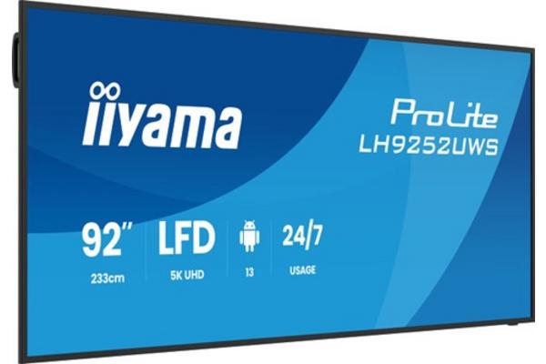 IIYAMA- Afficheur professionnel 92" LH9252UWS-B1AG