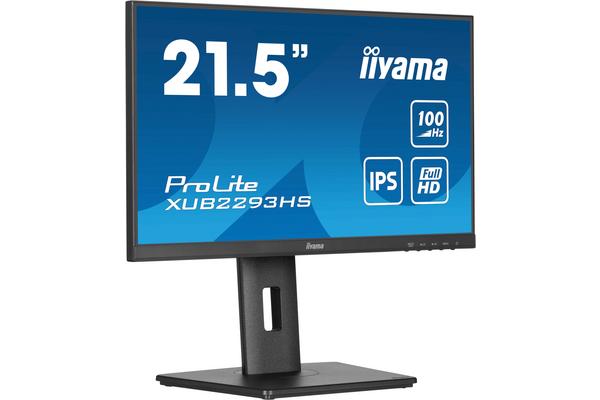 IIYAMA- Ecran bureautique 22" avec pied réglable XUB2293HS-B6