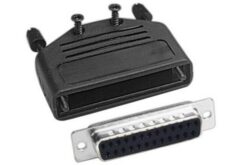 Kit connecteur à souder + capot - SUBD25 F