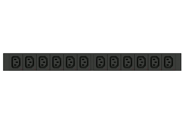 PDU IP 1U 16A 12 p. 12x C13 IEC309 switch+mesure