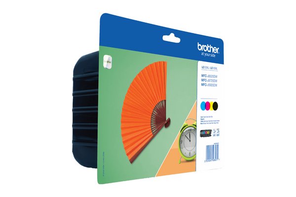 Pack cartouche BROTHER LC-129XLVALBP - Noir + 3 couleurs