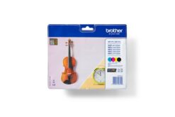 Pack cartouche BROTHER LC127XLVALBP - Noir + 3 couleurs