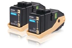 Pack de 2 Toner EPSON C13S050608 AL-C93 - Cyan