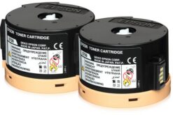 Pack de 2 toner EPSON C13S050710 AL-M200/MX200 - Noir