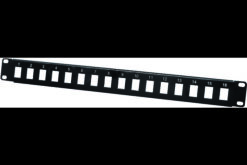 Panneau de brassage 19" 1U 16 ports UTP keystone