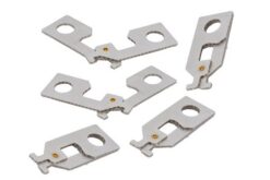Sachet de 5 ancrages ciseaux antivol ajustable avec sécurisation de câble