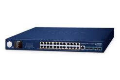 Switch L3 24x100/1000TX PoE+ & 16  PoE+,4x10G SFP+, LCD,370W