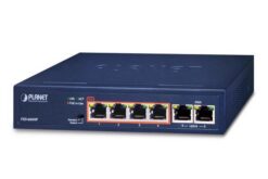 Switch P&P 4 x 10/100TX PoE+, 2x10/100TX, Desktop, PoE 60W