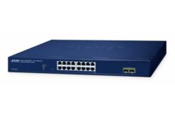 Switch WebSmart 16 x 10/100/100TX, 2 x SFP 1000X, fanless