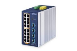Switch.Indus IP30 L2 16x1000TX PoE+, 4 x SFP+ 10G (-40C+75C)