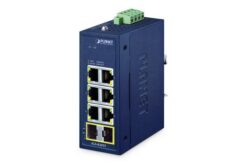 Switch.Indus IP30 P&P 6 x 10/100/1000TX, 2 x SFP, (-40°+75°)