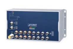 Switch.Indus L3 16x10/100/1000 TX M12 dont 8 PoE+ Railway Cer