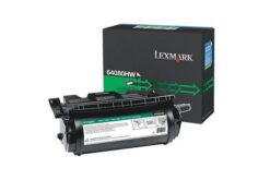 Toner LEXMARK 64080HW T64X - Noir