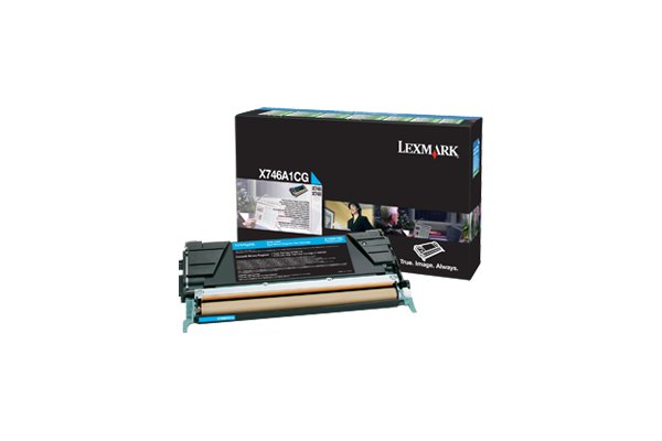 Toner LEXMARK 734646346610 X746, X748 - Cyan