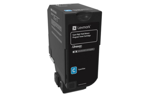 Toner LEXMARK 74C2HC0 CS725 - Cyan