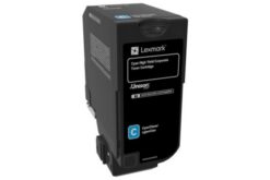Toner LEXMARK 74C2HCE CS725 - Cyan