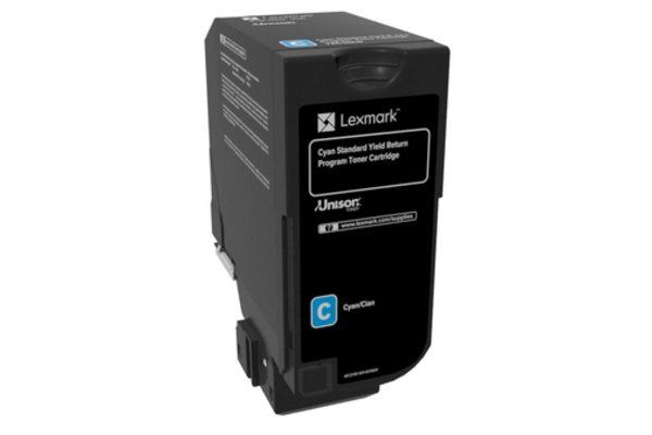 Toner LEXMARK 74C2SC0 CS720 CS725 CX725 - Cyan