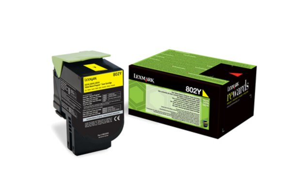 Toner LEXMARK 80C20Y0 80C20Y0 - Yellow